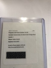 2024-25 Obsidian Dalton Knecht /99  Rookie Jersey Ink Electric Etch Orange Flood