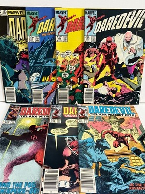 Marvel Comics Daredevil Lot # 192 208 209 212 215 219 220 F+