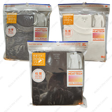 UNIQLO HEATTECH Extra Warm Cotton Crew Neck Long-Sleeve T-Shirt 6 Colors 473192