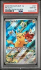 2023 POKEMON SVP EN-SV BLACK STAR PROMO #027 PIKACHU PSA 10