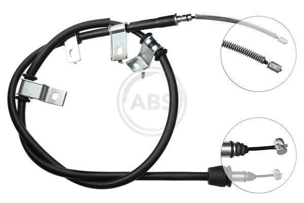 A.B.S. K15358 Handbremsseil Seilzug Bremsseil Hinten Rechts FüR Hyundai-image