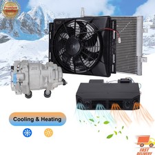 12v Universal Electric Underdash Air Conditioner Cool Heat Auto Car Ac Kit