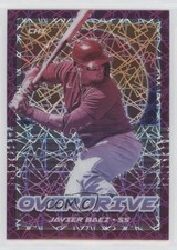 2021 Panini Chronicles Overdrive Purple Velocity Prizm Javier Baez #1 7l6