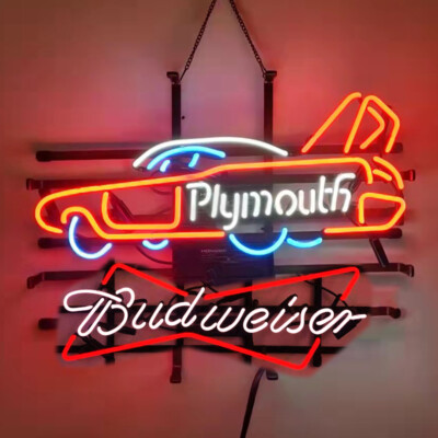 Racing Car Beer Neon Sign Beer Bar Pub Cave Garage Store Wall Decor ...