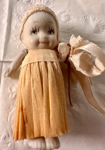 Antique 1920's Rose O'Neill Kewpie Bisque Bride & Groom in EXCELLENT condition. - Picture 6 of 14