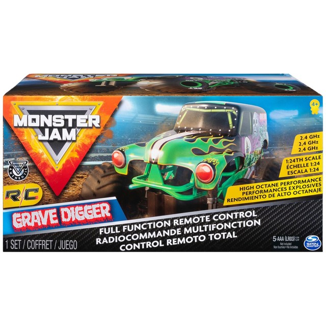monster jam official grave digger rc truck scale 2.4 ghz