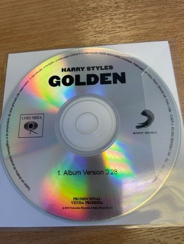 HARRY STYLES - GOLDEN - 1MIX SONY MUSIC BRAZIL CD PROMO NEW - Bild 2 von 2