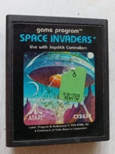 Atari Video Game Cartridge Program Space Invaders 1978