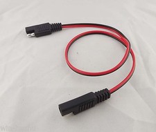 1pcs DC Power Battery SAE To SAE Automotive Connector Cable 18AWG 50cm 500mm 20"