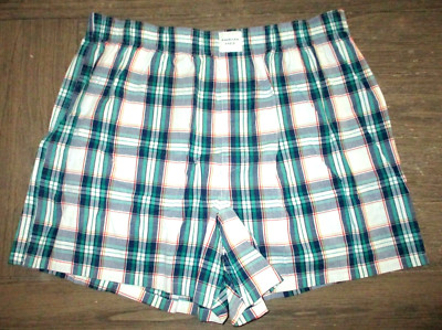 MENS AMERICAN EAGLE PLAID CHECKED STRETCH BOXER SHORTS SIZE XL (40/42)