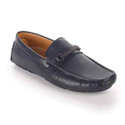 Aston Marc Mens Bit Driving Shoes Color Navy Size 10M Style H-7023