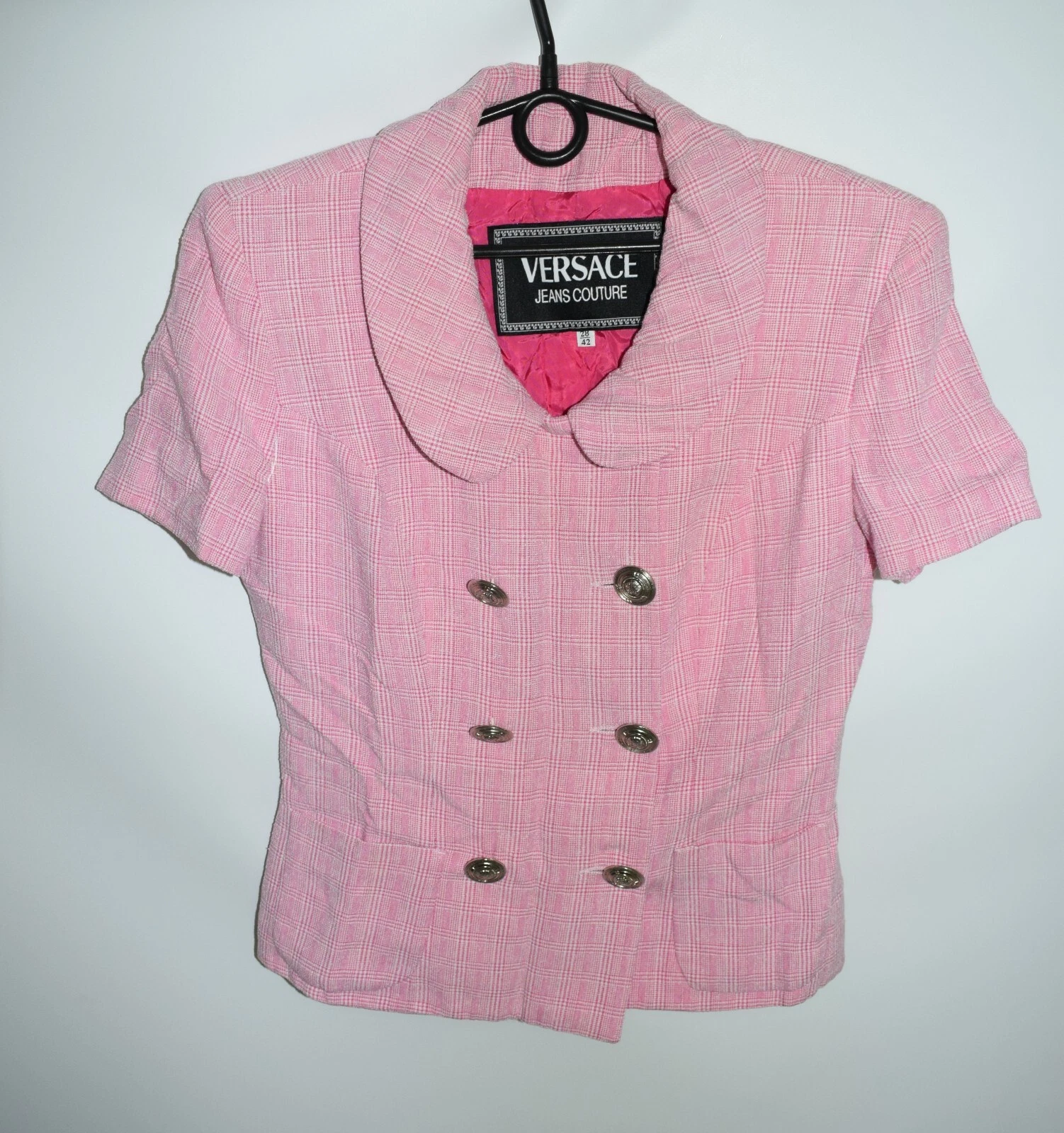 Giacca blazer doppiopetto Versace Jeans Couture vintage Medusa taglia 28 42