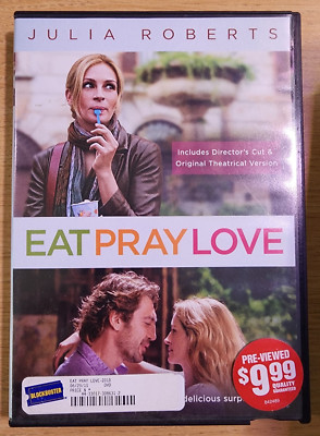 Eat Pray Love (DVD, 2010, Widescreen) Julia Roberts, Javier Bardem, James Franco