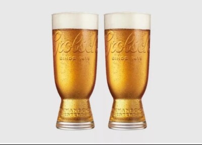 Volles Etui mit 24 x Grolsch Pint Gläsern 20oz Brandneu