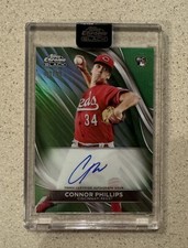 CONNOR PHILLIPS RC 2024 Topps Chrome Black Encased Rookie Green Auto /99 #CBA-CP