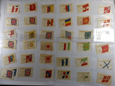 silk cigarette cards flags BDV Silk Cigarette Cards Flags of the World 12th Series Partial Set 118/120