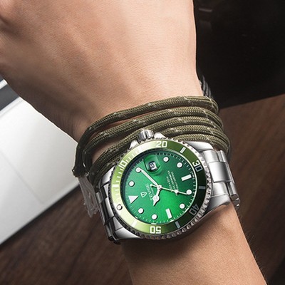 Herren Edelstahl Tevise Automatikuhr Mechanische Uhren Datum Designer Geschenke/