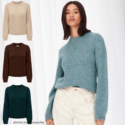 Maglione donna a maglia a collo rotondo a maniche lunghe JDYJOLA