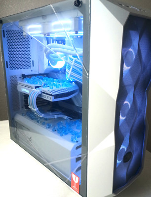 CUSTOM WHITE GAMING PC - The ''ICE'' Build - 3060 Ti, 32GB RAM, 2TB SSDs, WIN 11