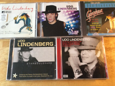Udo Lindenberg [5 CD Alben] Starboulevard Gänsehaut Glanzlichter MTV UNPLUGGED