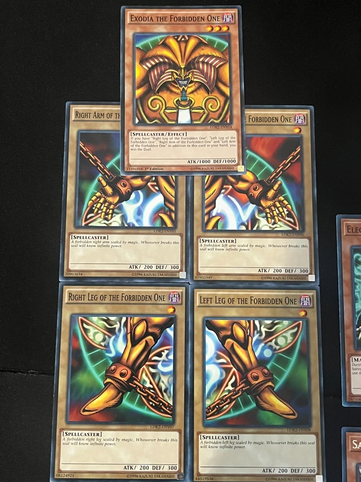YUGIOH EXODIA DECK- OBLITERATE!!!- INCARNATE- EXODIUS- NECROSS- SPELLCASTER NM - Image 2 of 4