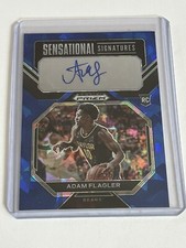 2023 Panini Prizm Adam Flagler Blue Cracked Ice Auto /75