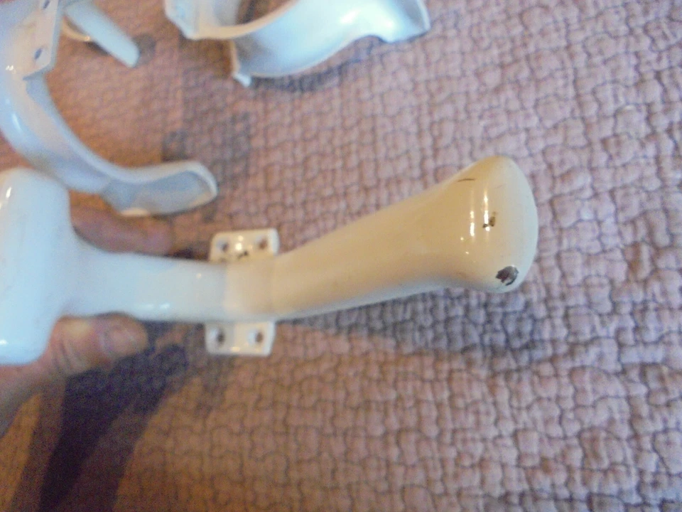 Ancien Porte Manteau Lot de 6 en Tôle - Photo 3/4