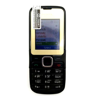 Nokia C Series C2-00 - Jet Black (Unlocked) Smartphone C2 00 C200
