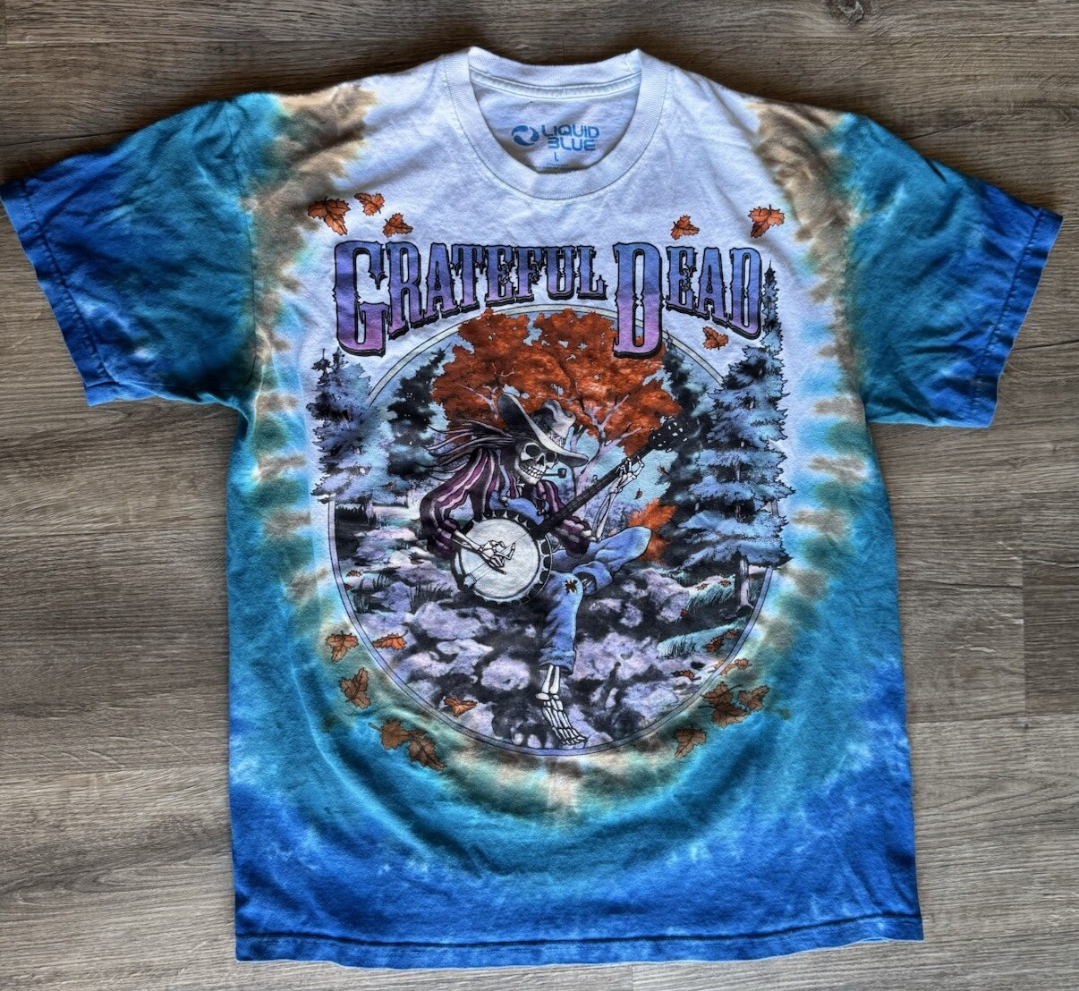 Grateful Dead Psychedelic Tie Dye Vintage Style T-Shirt