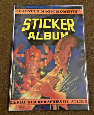 NM/M Unused 1987 Marvel's Magic Moments Sticker Album / NOS With No Stickers