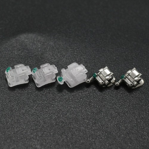 Dental Kieferorthopädische Selbstligierende Brackets Keramik Zahnspange Roth MBT 022 345 Damon - Bild 8 von 48