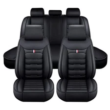 Front & Rear Full Set Cushion Leather Protector Pad For Hyundai Car Seat Covers