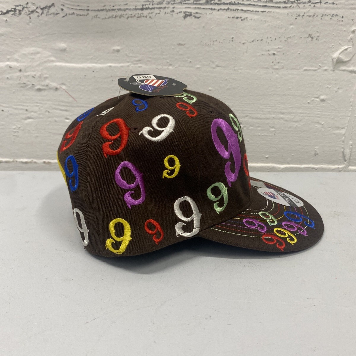 Vintage Gino Green Global Hat NWT Y2K Rapper Deadstock Fitted Size