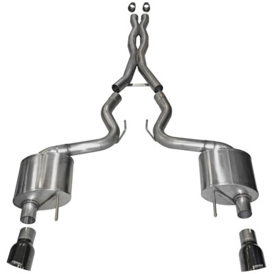 Corsa Xtreme 3'' Cat-Back Exhaust System Mustang Fastback GT 15-17 Stainless S...