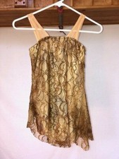 Shades of Gold Adult Contemporary/Lyrical Dance Costume