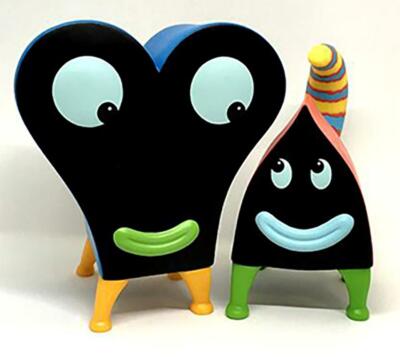 PUPSHAW & PUSHPAW COLOR EDITION DESIGNER VINYL TOY FIGURE