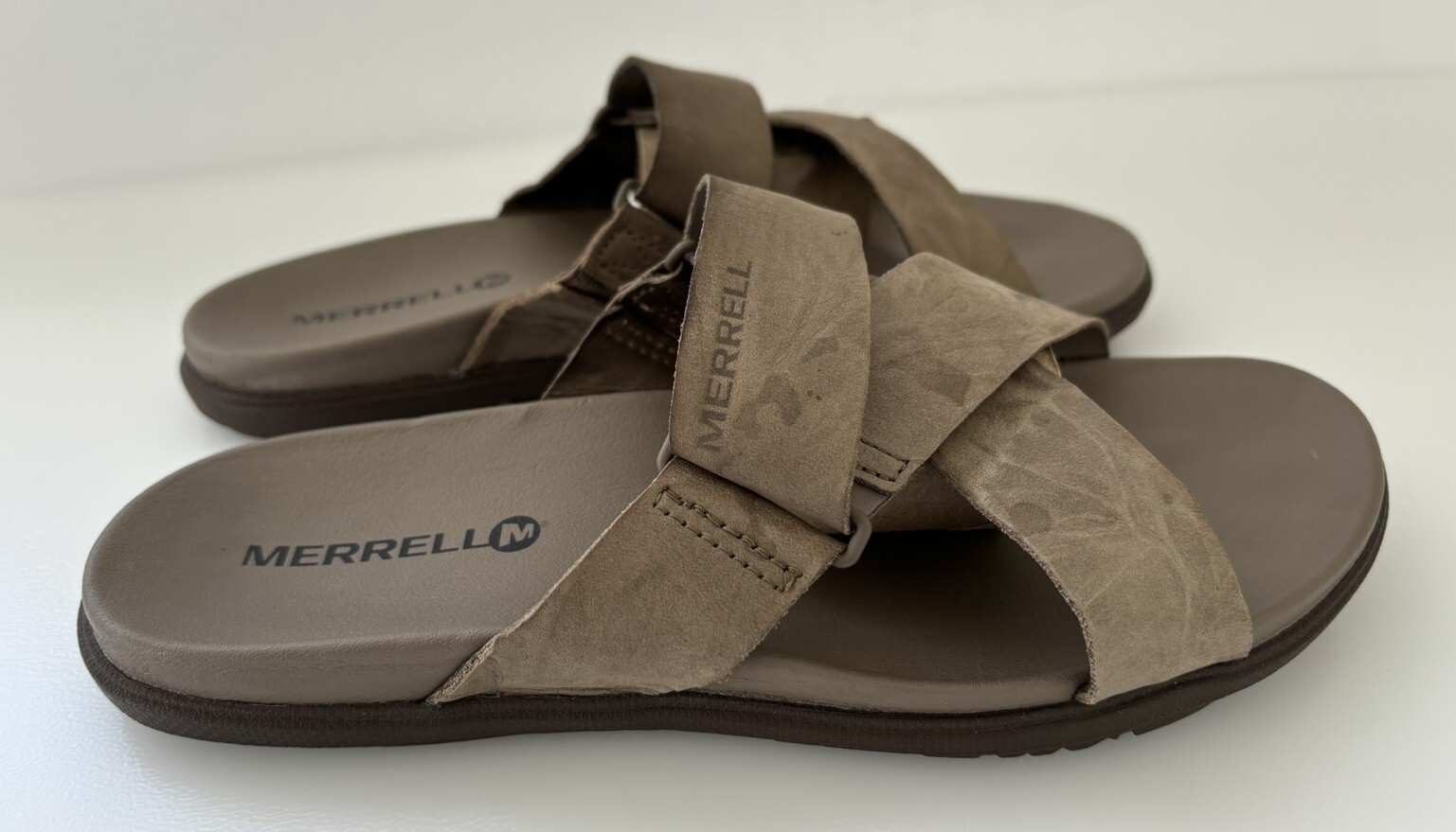Merrell Around Town Sunvue sandali da donna in nabuk con pietra taglia 7