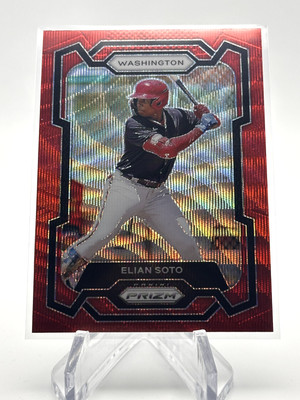 ELIAN SOTO 2024 PANINI PRIZM RUBY RED WAVE PRIZM NATIONALS PROSPECT