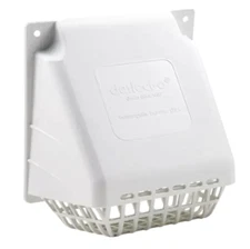 NEW 4" INCH GENUINE DEFLECT-O HR4W REPLACEMENT DRYER VENT HOOD COVER OEM