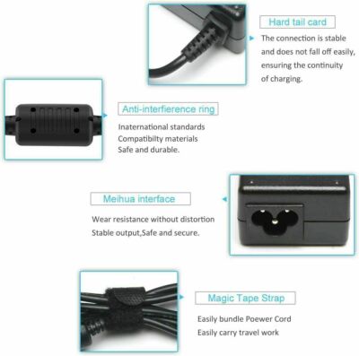 Caricabatterie Per HP TPN-C125, TPNC125, Q117, F112, F113 – Alimentatore 19.5V, Compatibile Con Envy E Chromebook