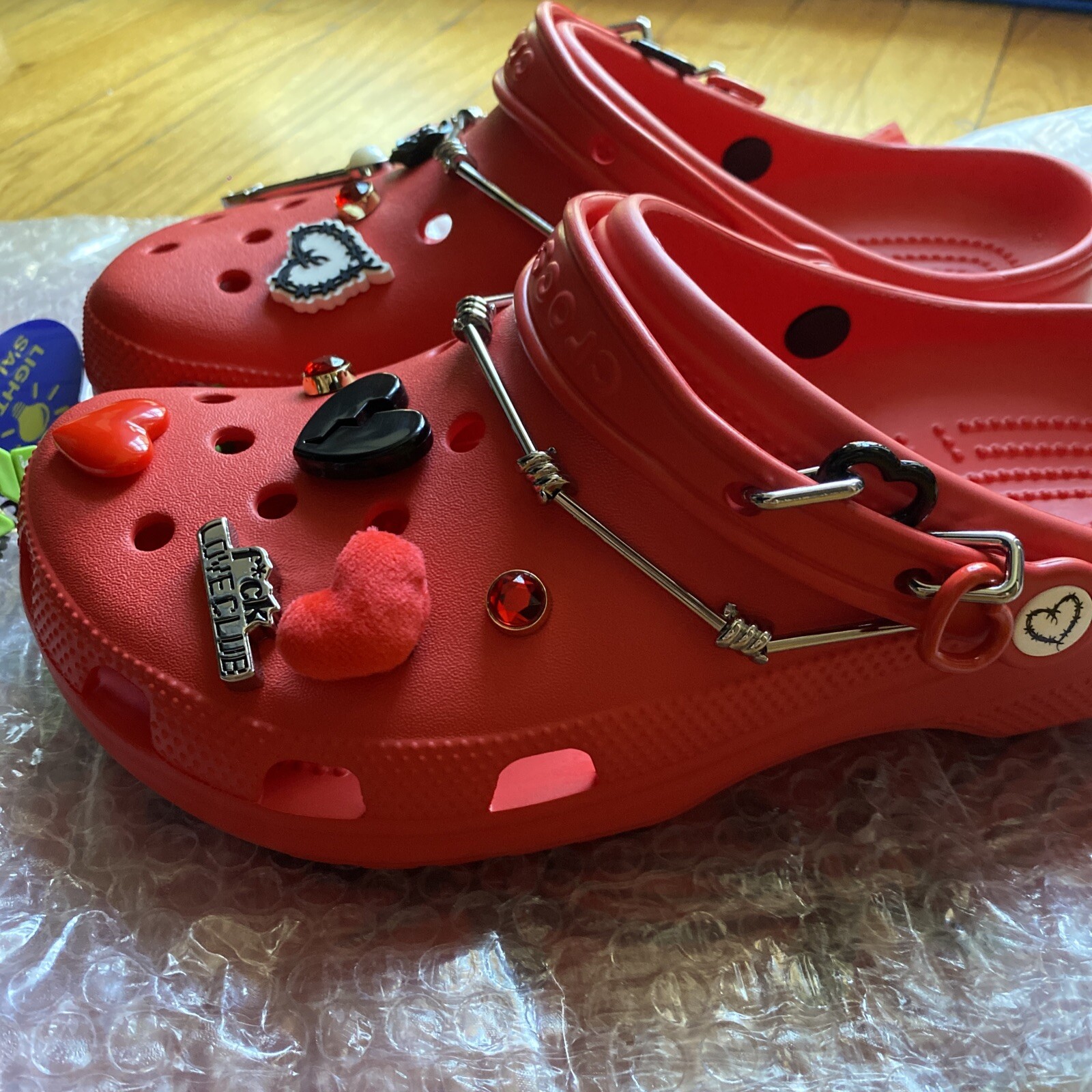Karol G x Crocs Classic Clog Limited Edition Red Mens 10 / Womens 12 image 5