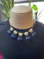 New York Company Fashion Necklace. Blue/Multicolor. 20 Adjustable