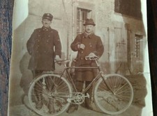 Bici DENTI 1900 Casa Erba Montalbino Foto CICLISMO Bicicletta Uniforme Epoca 800