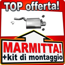 Silenziatore Posteriore per MERCEDES SLK (R170) 200 2.0 136CV 1996-2000 Marmitta