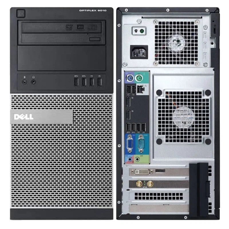 Pc Tour Dell OptiPlex 9010 Intel Core I3-3220 Ram 8Go Ssd 120Go Windows 10 Wifi - Imagen 3 de 4