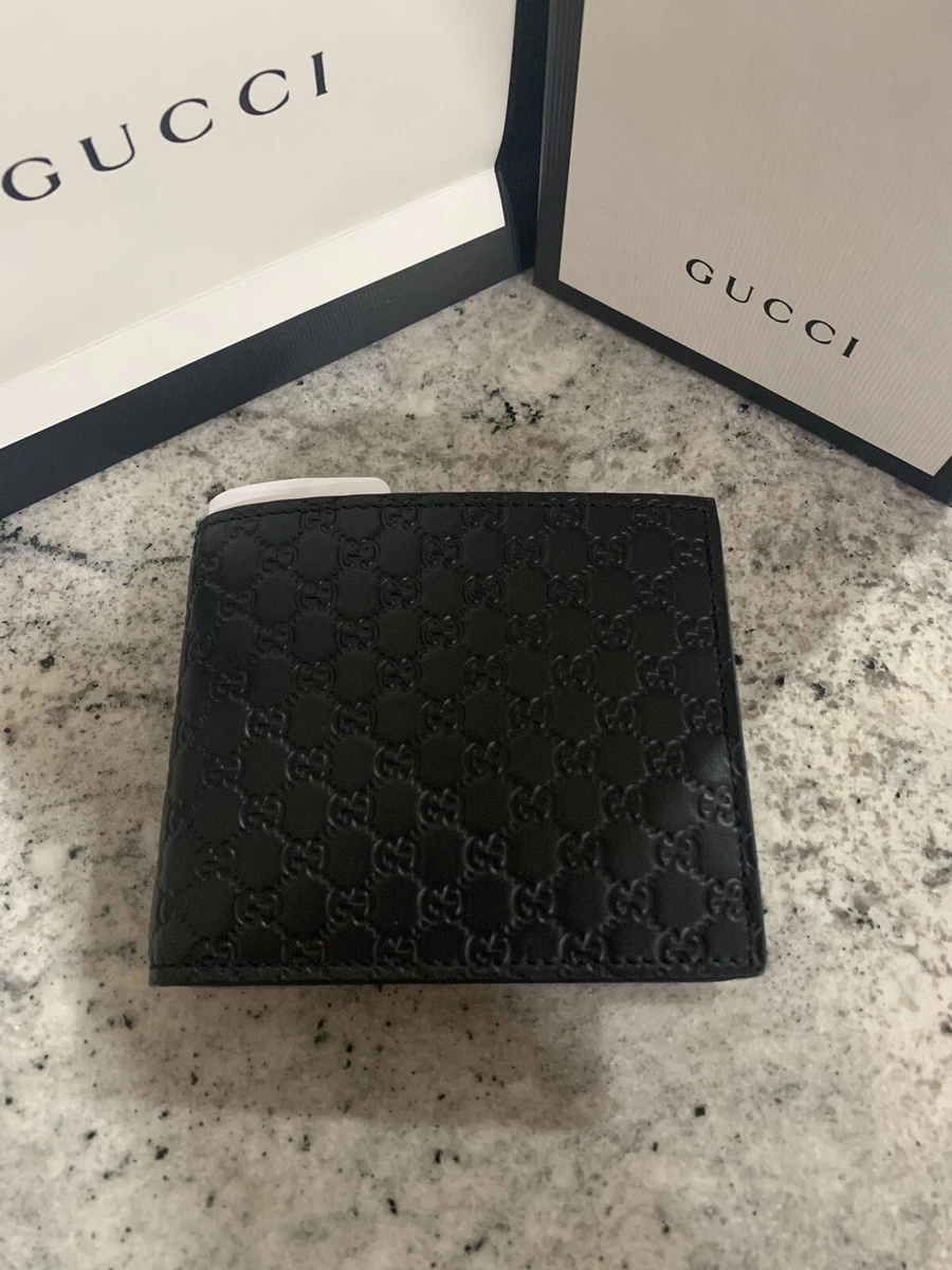 Gucci Men's Microguccissima GG Bifold Wallet