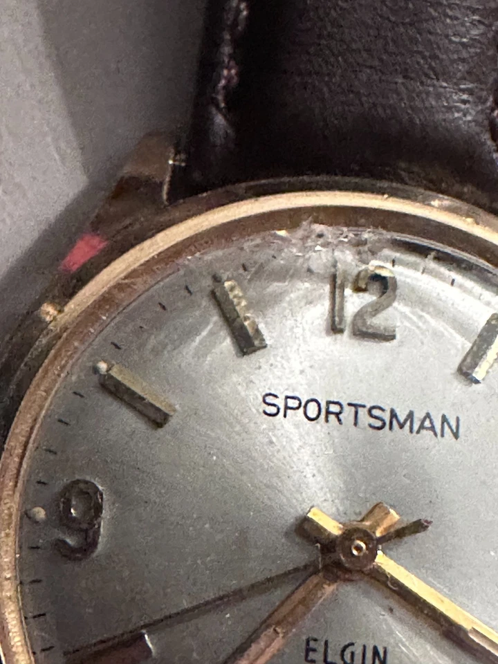 Reloj Pulsera Vintage Elgin Sportsman 17J Cuerda Manual Funciona Master Time Co. Movimiento Foto 2 de 4
