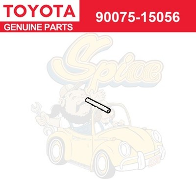 9007515056 Toyota Original SCHLAUCH, SCHEINWERFERREINIGER, NR.1 90075-15056