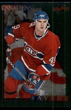 BRIAN SAVAGE #76 1995-96 Score Black Prizm Montreal Canadiens NM