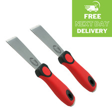 uPVC Window Bead Chisel Deglazing Glass Removal Tool 32mm PVC Plastic Frame - x2